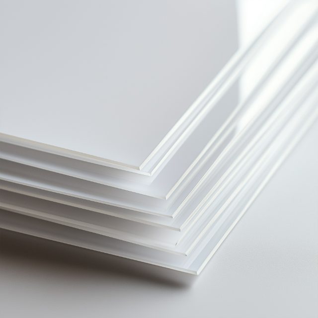 Milchglas-Platten aus PLEXIGLAS®, weiß durchscheinend